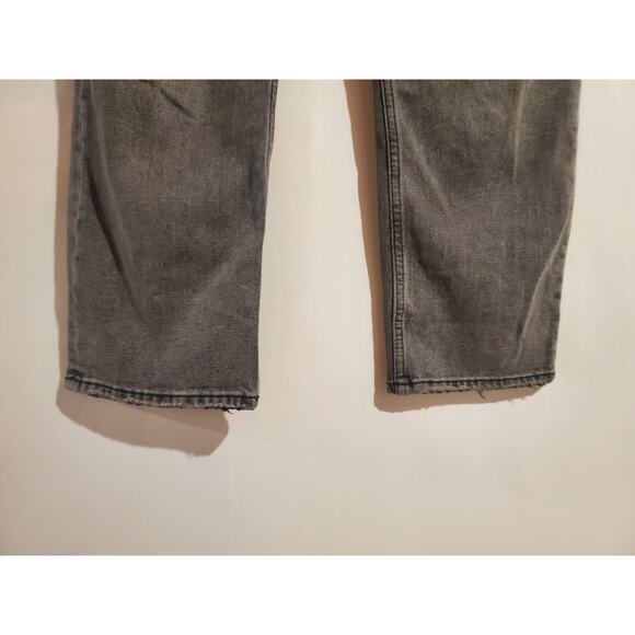 Abercrombie & Fitch Ankle Straight Ultra High Rise Jeans Womens Size 28 6S Gray - Picture 6 of 12